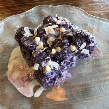 CRAFTkitchen - Ube Bread Pudding - New American Near Me - Henderson, Nevada CRAFTkitchen - Ube Bread Pudding - New American Near Me - Henderson, Nevada