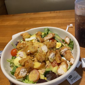 Urban Eatz - Crispy chicken salad - New American Near Me - Richardson, Texas Urban Eatz - Crispy chicken salad - New American Near Me - Richardson, Texas