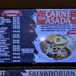 El Paisano Restaurant - Menu