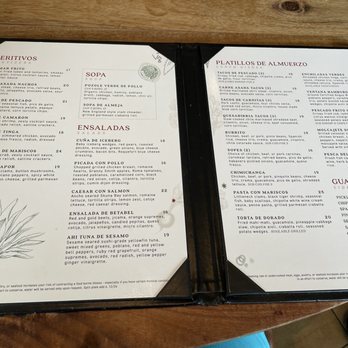 Ventana Grill - The lunch menu they also had a couple of specials - Latin American Near Me - Pismo Beach, California Ventana Grill - The lunch menu they also had a couple of specials - Latin American Near Me - Pismo Beach, California