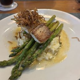 Amberjack and pea risotto Amberjack and pea risotto