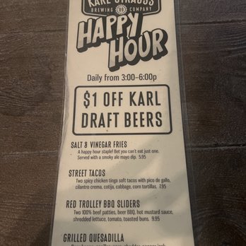 Karl Strauss Brewing Company - Happy Hour 3-6 Daily - Pubs Near Me - Costa Mesa, California Karl Strauss Brewing Company - Happy Hour 3-6 Daily - Pubs Near Me - Costa Mesa, California