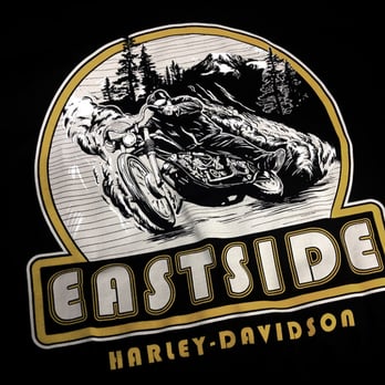 Workhorse Ind. - Custom illustration and printing for Eastside Harley Davidson. 1 of 3 graphics for their grand re-opening. - Screen Printing Near Me - Seattle, Washington Workhorse Ind. - Custom illustration and printing for Eastside Harley Davidson. 1 of 3 graphics for their grand re-opening. - Screen Printing Near Me - Seattle, Washington