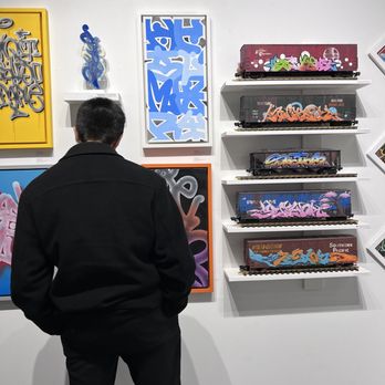 Vertical Gallery - Sechor at the Vertical Gallery Holiday Group Show December 2023 - Art Galleries Near Me