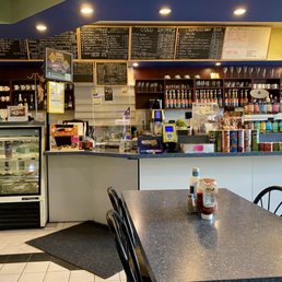The front counter.