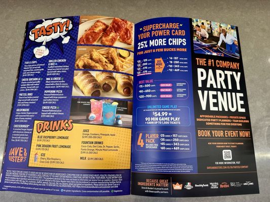 Menu photo 7 Dave & Buster's Wauwatosa Wauwatosa, WI Menu photo 7 Dave & Buster's Wauwatosa Wauwatosa, WI