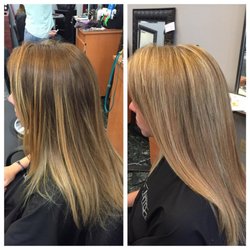 Salon Bella - Blonde foil highlight done by Jessica