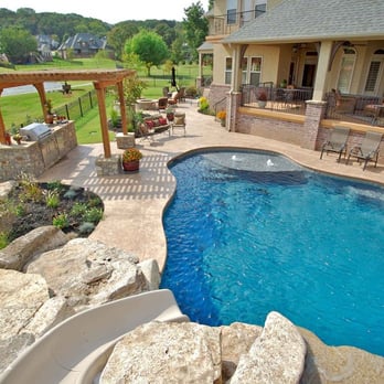 Oklahoma Landscape - a view of a backyard pool - Pest Control Near Me - Tulsa, Oklahoma