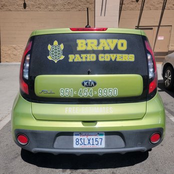 Bravo Patio Covers - Well advertised car - Patio Coverings Near Me