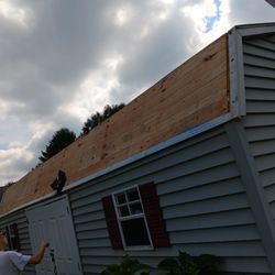 Maley Enterprises & Construction - 24x12 shed roof