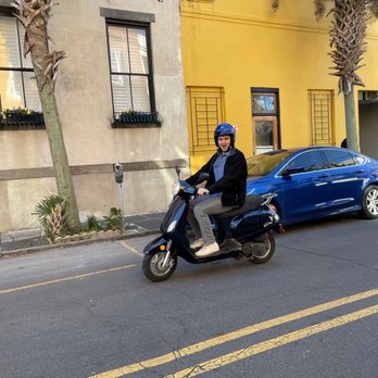Scooter Stop - Me riding my scooter - Motorcycle Repair Near Me - Charleston, South Carolina