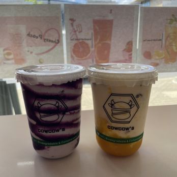 Cowcow’s Tea - Taro and Mango - Bubble Tea Near Me - Honolulu, Hawaii