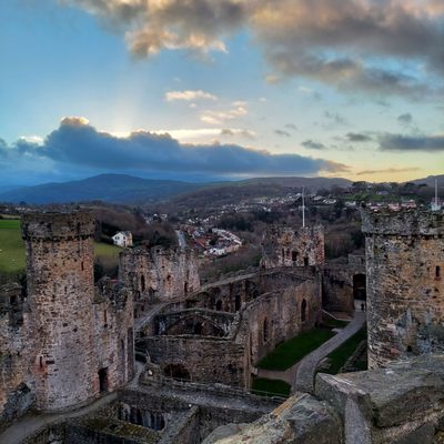 Conwy Castle by null