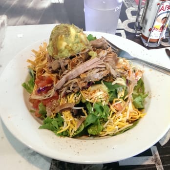 Wahoo's Fish Taco - Wahoo salad with carnitas. - Seafood Near Me - Irvine, California