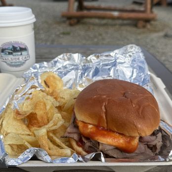 Trailside Cafe - Homer's Hot Beef Sandwich - Coffee & Tea Near Me - Willow, Alaska