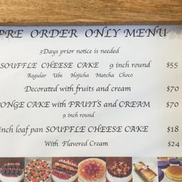 Menu current as of 10/17 Menu current as of 10/17