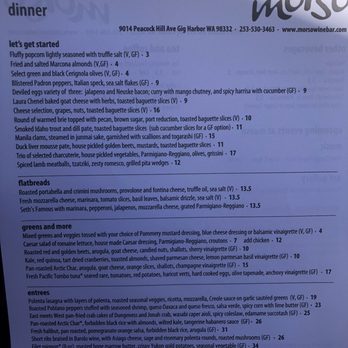 Morso - Wine Bars Near Me - Gig Harbor, Washington Morso - Wine Bars Near Me - Gig Harbor, Washington