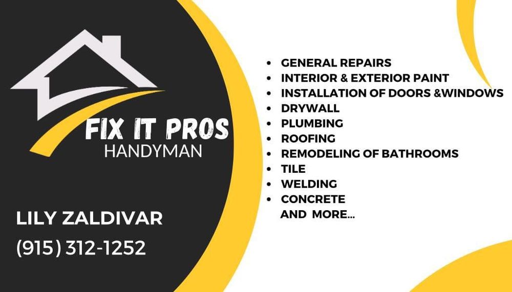 Slide of Fix it Pros