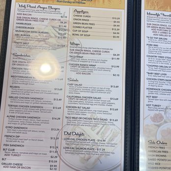 Amery Family Restaurant - Menu - American Near Me - Amery, Wisconsin