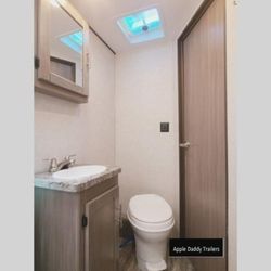 Valencia RV Rentals - Good size bathroom.