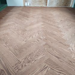 Haven Hardwoods - Herringbone oak wood flooring outside of Pittsburgh.