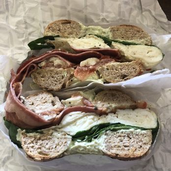 Boss Bagel - The Athlete Sandwich (extra egg whites) - Coffee & Tea Near Me - San Antonio, Texas