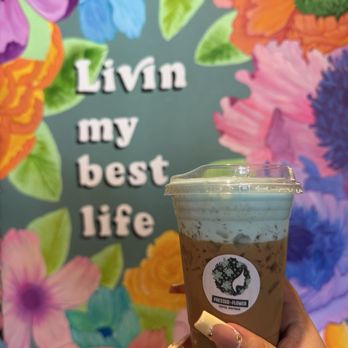 Pressed + Flower - Blue cloud Vietnamese coffee - Coffee & Tea Near Me - Azusa, California Pressed + Flower - Blue cloud Vietnamese coffee - Coffee & Tea Near Me - Azusa, California