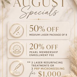 August Specials are here, call to book now!
