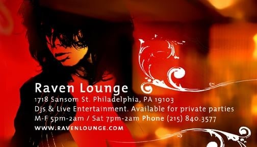 Menu photo 2 Raven Lounge Philadelphia, PA Menu photo 2 Raven Lounge Philadelphia, PA