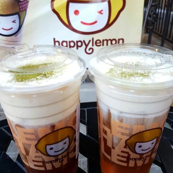 Sunmerry Bakery - Black tea w/ salted cheese (L), green tea w/ salted cheese (R) - Coffee & Tea Near Me - Monterey Park, California Sunmerry Bakery - Black tea w/ salted cheese (L), green tea w/ salted cheese (R) - Coffee & Tea Near Me - Monterey Park, California