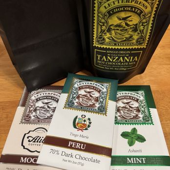 LetterPress Chocolate - Letterpress Chocolates and hot cocoa. - Chocolatiers & Shops Near Me - Los Angeles, California LetterPress Chocolate - Letterpress Chocolates and hot cocoa. - Chocolatiers & Shops Near Me - Los Angeles, California