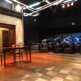 The "stage" for Apt 3A. I was sitting really close to the actors The "stage" for Apt 3A. I was sitting really close to the actors