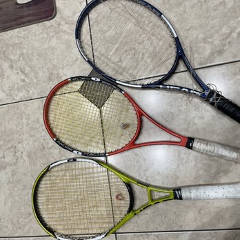 A1 Stringing - Before service - Tennis Near Me - Ontario, California A1 Stringing - Before service - Tennis Near Me - Ontario, California