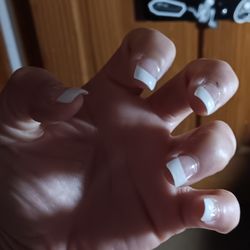 Nails 2000 - Normal French manicure fake tips which he was correct how make sure nails be beautiful im very happy with my visit