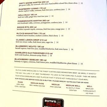 Ruth's Chris Steak House - Menu - Steakhouses Near Me - Virginia Beach, Virginia Ruth's Chris Steak House - Menu - Steakhouses Near Me - Virginia Beach, Virginia