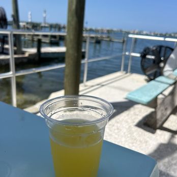 Tide Tables - Strawberry orange mimosa beer (GF) - Seafood Near Me - Cortez, Florida