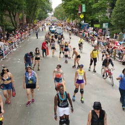 The Chicago Outfit Roller Derby - Pride Parade