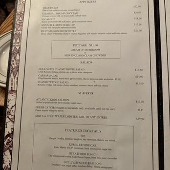 Gulliver's Restaurant - Menu - American Near Me - Irvine, California