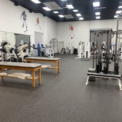 Banner Physical Therapy - Tempe - East Broadway - Treatment area and body weight supported treadmill. This is only 1/4 of what is inside the 10K SF facility.