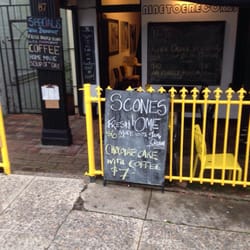 Nine Toe Records - Nine Toe Records from the outside with specials board