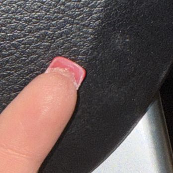 K Nails  - Back of my nail just filled with glue - Nail Salons Near Me - Greenwood, Indiana