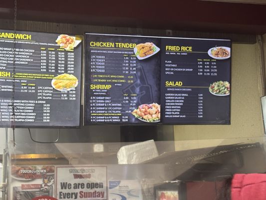 Menu photo 1 Touchdown Wings Marietta, GA