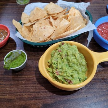La Hacienda - Chips, guacamole, cilantro salsa, salsa, and corn salsa - Mexican Near Me - Ocala, Florida La Hacienda - Chips, guacamole, cilantro salsa, salsa, and corn salsa - Mexican Near Me - Ocala, Florida