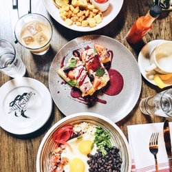 Swift's Attic - Huevos rancheros, custard French toast, green eggs Benedict