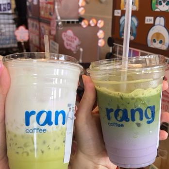 Rang Coffee - Thai Green Milk Tea w Vanilla Foam, blueberry Matcha Latte - Coffee & Tea Near Me - Sugar Land, Texas Rang Coffee - Thai Green Milk Tea w Vanilla Foam, blueberry Matcha Latte - Coffee & Tea Near Me - Sugar Land, Texas