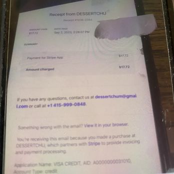 Dessertchu - Receipt not itemized. - Desserts Near Me - San Leandro, California Dessertchu - Receipt not itemized. - Desserts Near Me - San Leandro, California