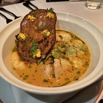 FIG - Bouillabaisse- lots of seafood! - New American Near Me - Charleston, South Carolina