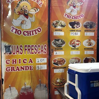 Taqueria El Tio Chito - menu of food and drink items - Tacos Near Me - Yakima, Washington Taqueria El Tio Chito - menu of food and drink items - Tacos Near Me - Yakima, Washington