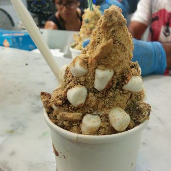 Sweet Jesus - Campfire smores... Nothing special. Just vanilla ice cream covered in stuff.. Something you can easily do at home - Desserts Near Me - Toronto, Ontario