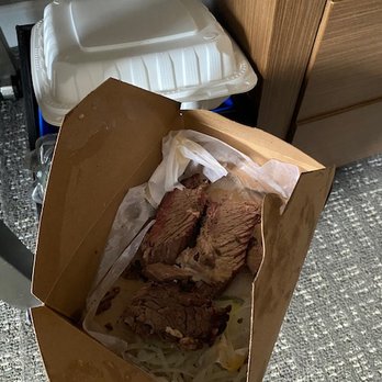 Ore Nell's Barbecue - Ore Nell's Brisket is in the Trash Can. - American Near Me - Kittery, Maine Ore Nell's Barbecue - Ore Nell's Brisket is in the Trash Can. - American Near Me - Kittery, Maine